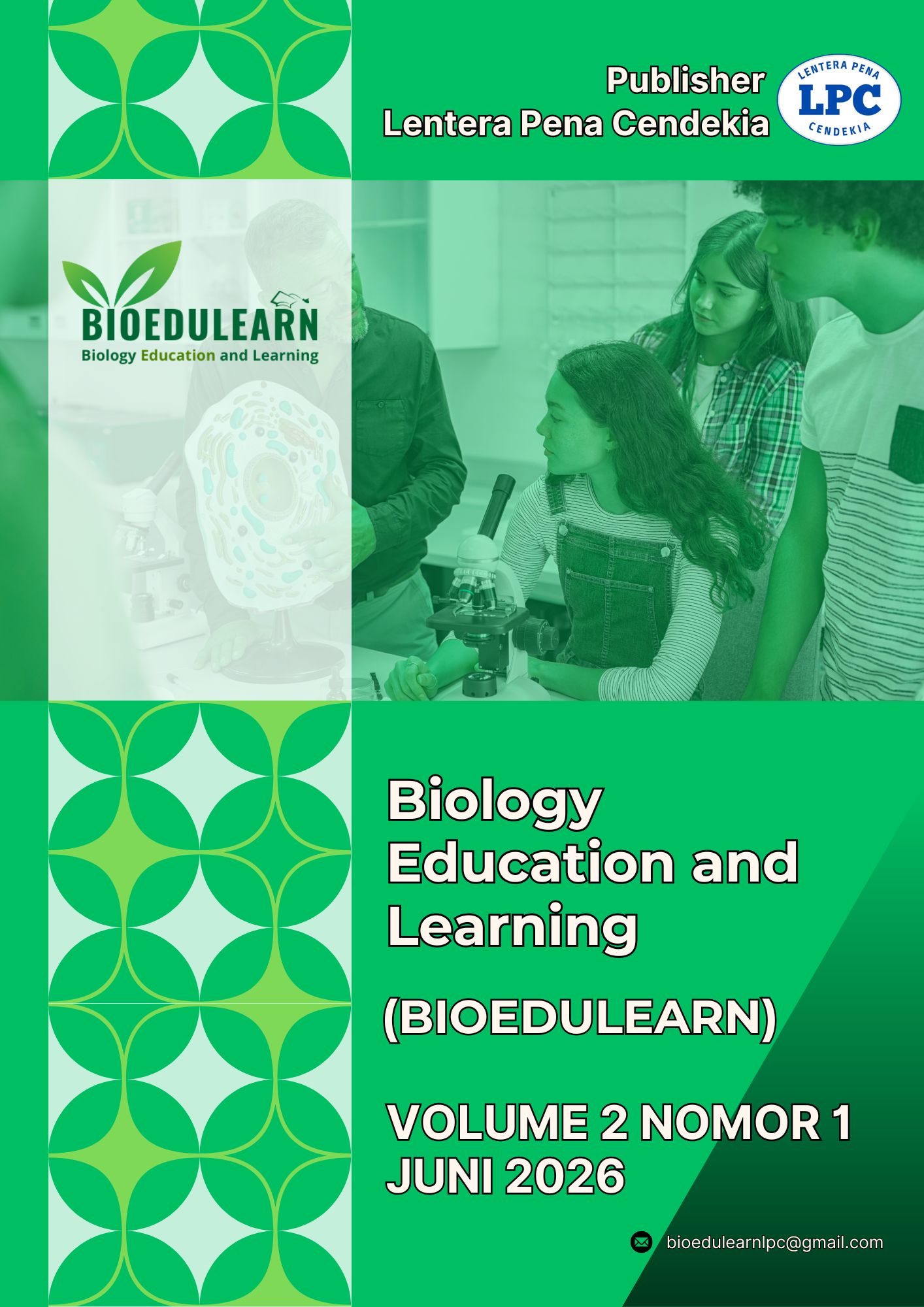 					View Vol. 2 No. 1 (2026): Biology Education and Learning (BIOEDULEARN)
				